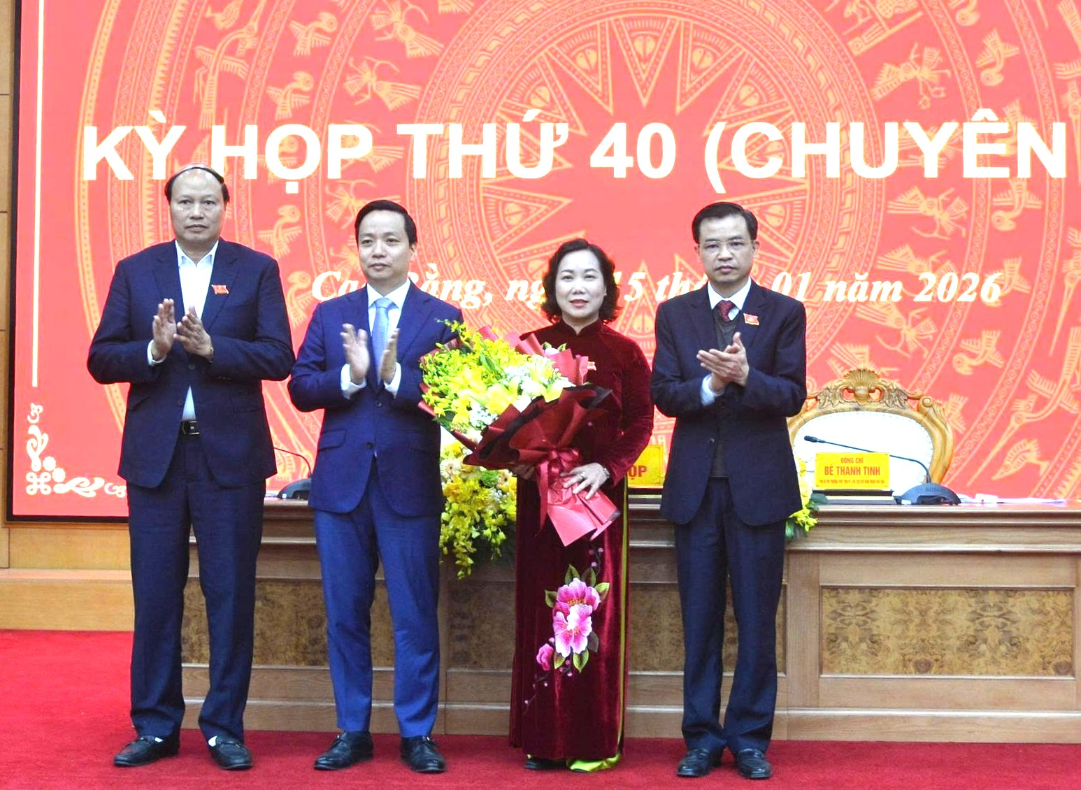 Đồng chí Hà Nhật Lệ được bầu giữ chức Phó chủ tịch UBND tỉnh Cao Bằng