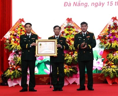 Văn phòng Đảng ủy - Bộ tư lệnh Quân khu 5 đón nhận Huân chương Bảo vệ Tổ quốc hạng Ba