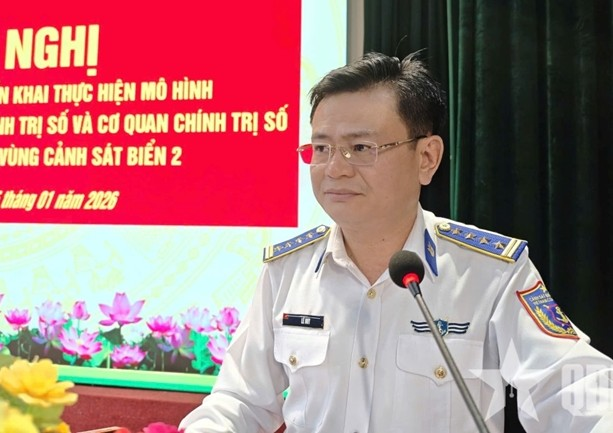 Vùng Cảnh sát biển 2 phát huy hiệu quả mô hình Chính trị viên số