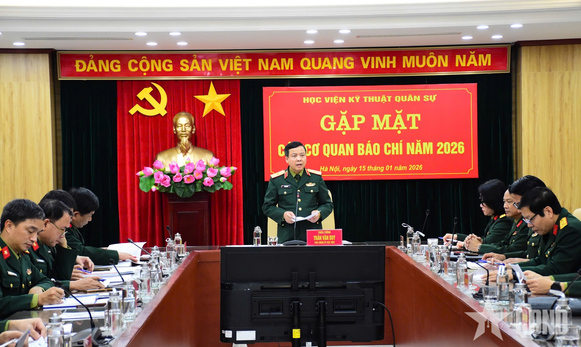 Công tác phối hợp tuyên truyền giữa Học viện Kỹ thuật Quân sự với các cơ quan báo chí chặt chẽ, linh hoạt