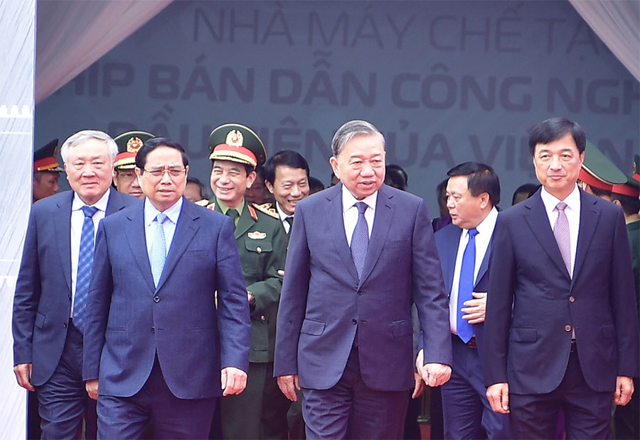 Tổng Bí thư Tô Lâm dự Lễ khởi công Nhà máy chế tạo chip bán dẫn công nghệ cao