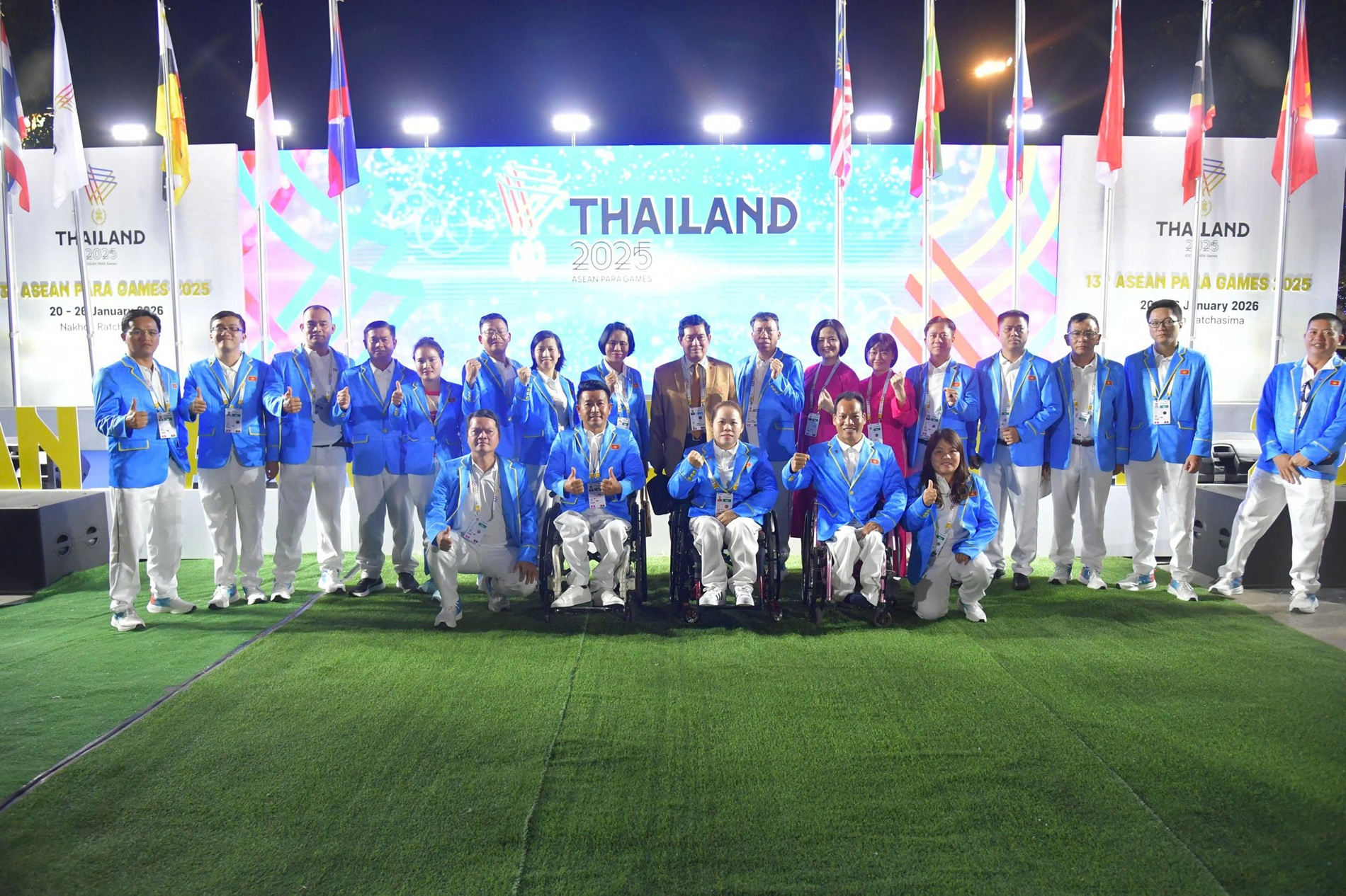 Lễ thượng cờ ASEAN Para Games 13

