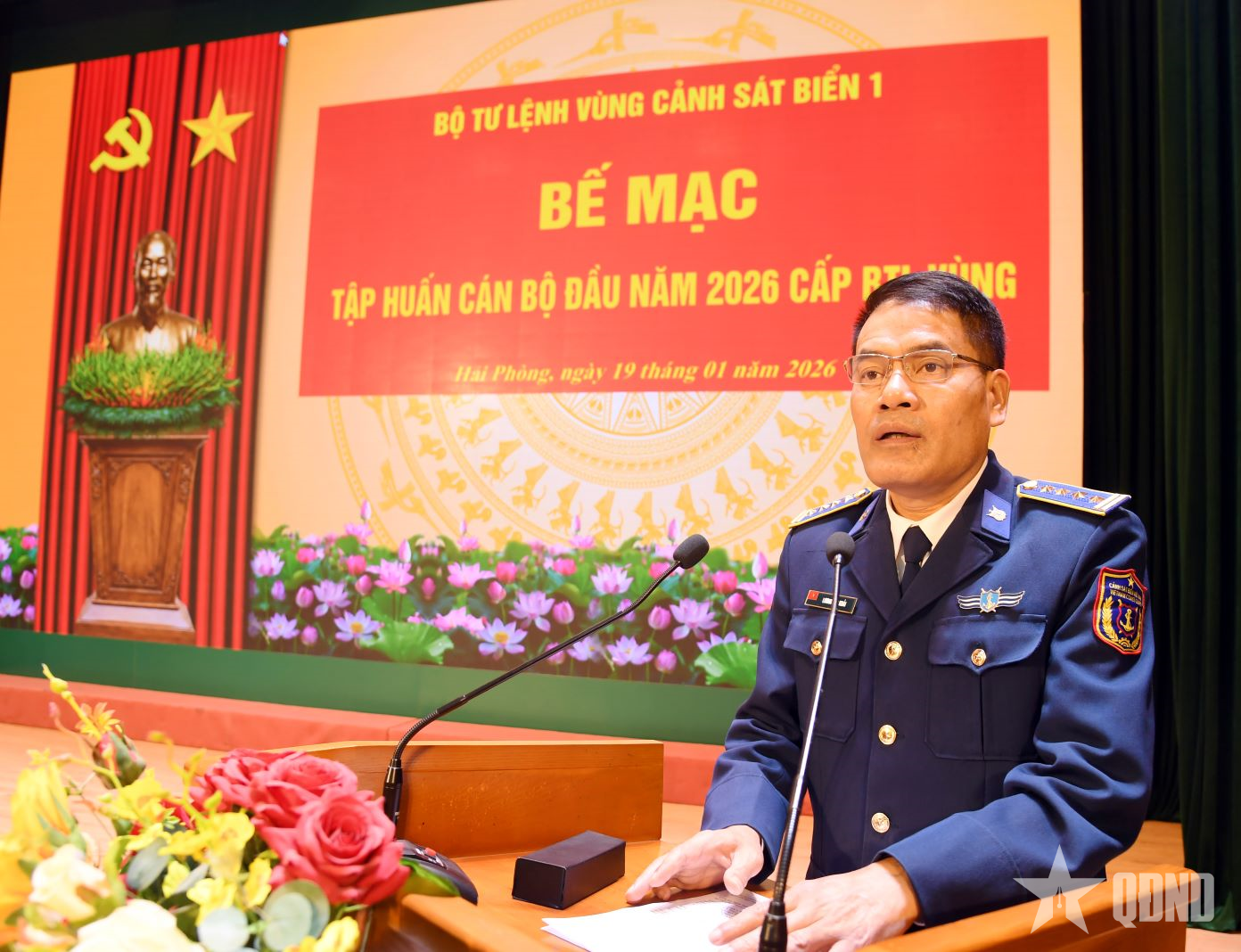 Bộ tư lệnh Vùng Cảnh sát biển 1 tập huấn 21 nội dung cho đội ngũ cán bộ

