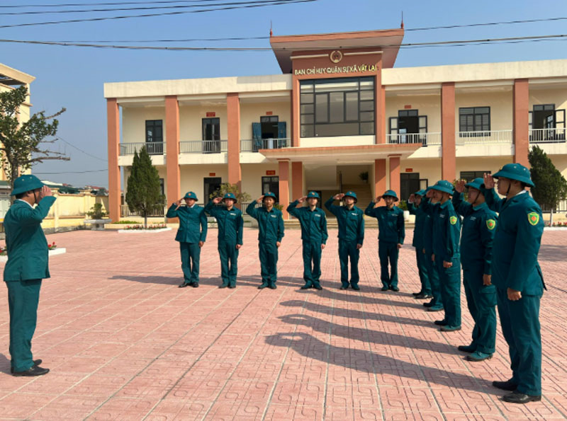 Nâng cao chất lượng hoạt động của dân quân tự vệ, đáp ứng yêu cầu nhiệm vụ trong tình hình mới