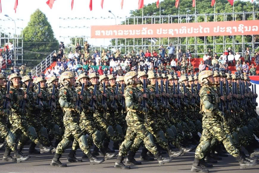 Quân đội nhân dân Lào đóng góp to lớn vào sự nghiệp giải phóng, xây dựng và bảo vệ Tổ quốc