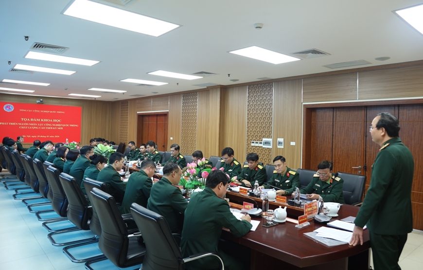 Phát triển nguồn nhân lực công nghiệp quốc phòng chất lượng cao