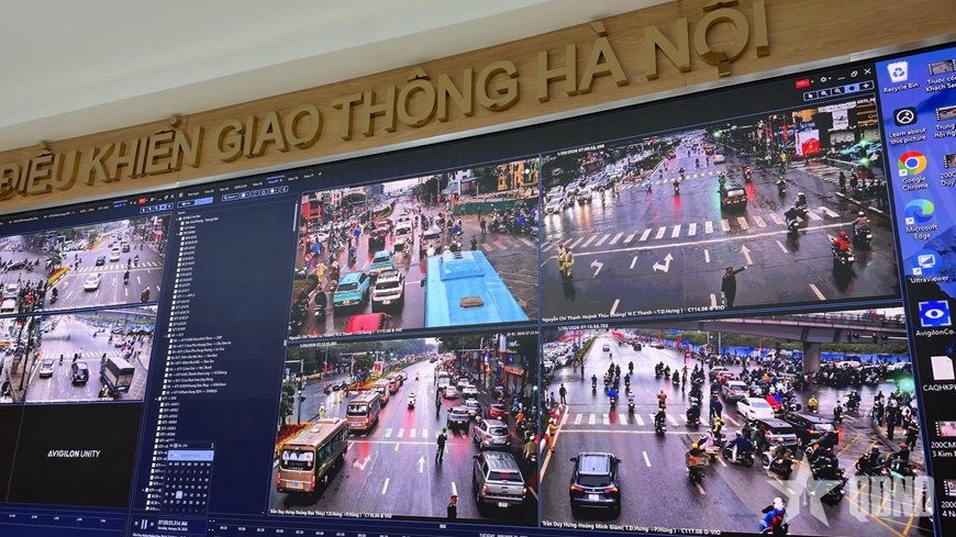Công nghệ AI giúp giao thông Hà Nội vận hành trơn tru phục vụ Đại hội XIV