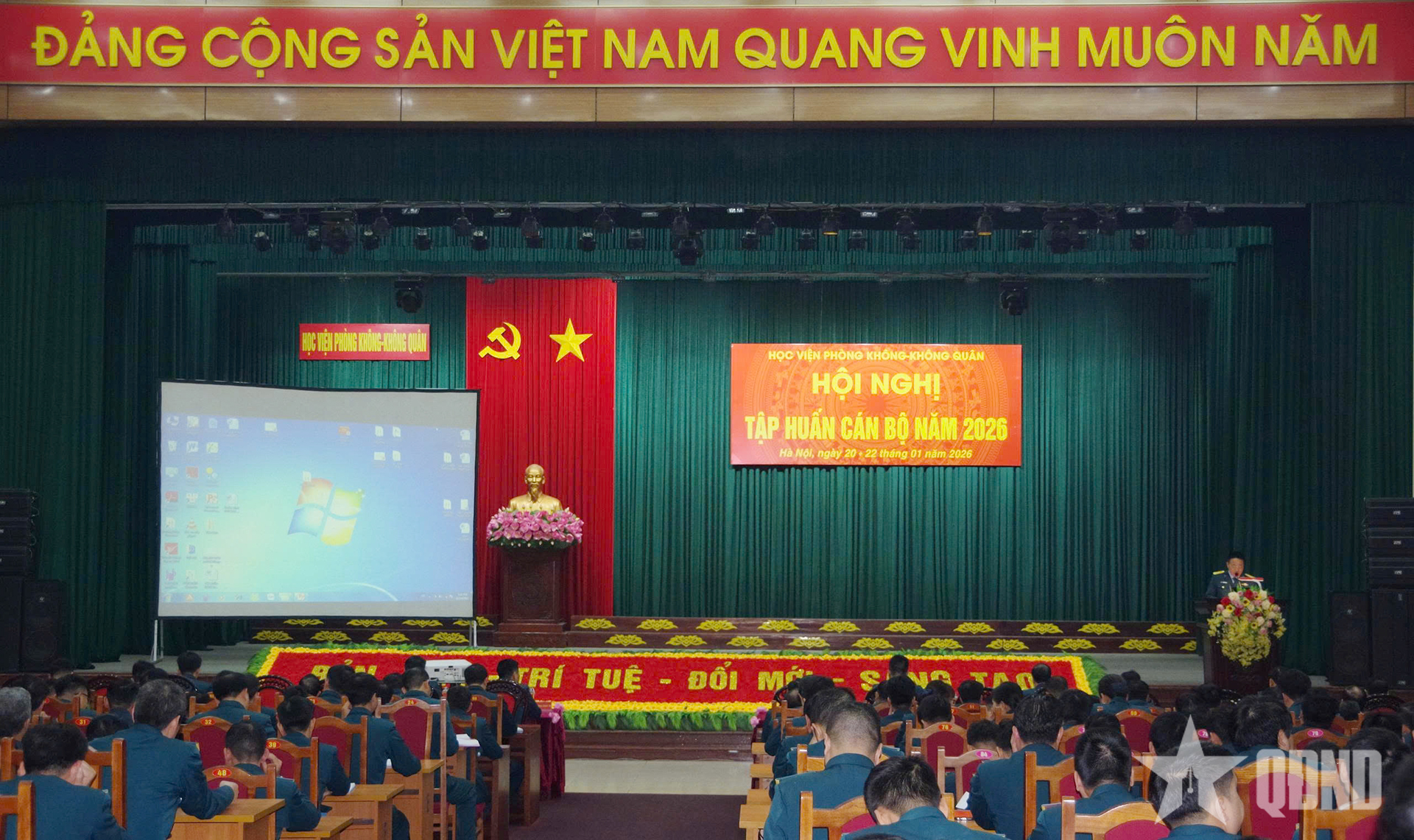 Học viện Phòng không - Không quân khai mạc tập huấn cán bộ năm 2026