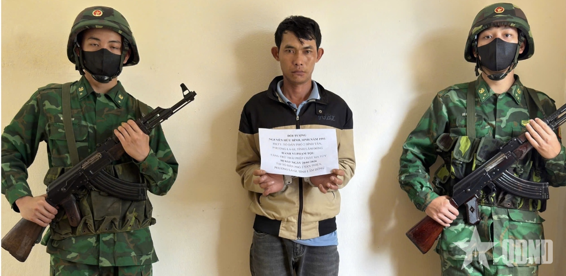 Đồn Biên phòng Phước Lộc bắt giữ đối tượng tàng trữ ma túy