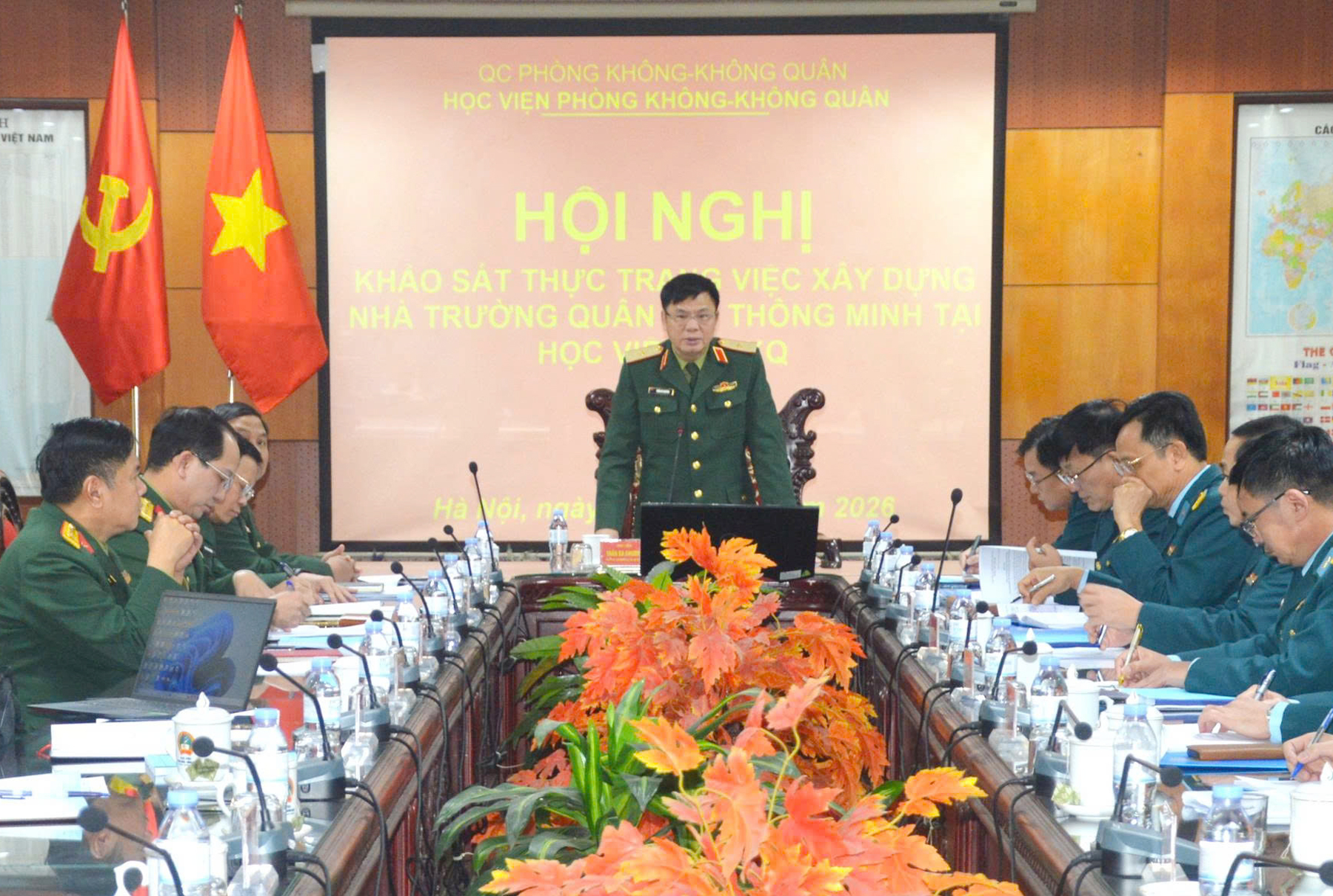 Đánh giá việc xây dựng nhà trường Quân đội thông minh tại Học viện Phòng không - Không quân