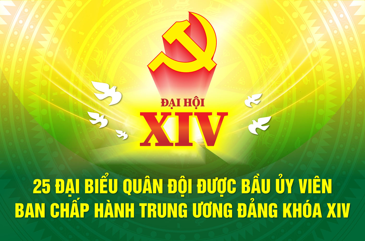 26 đại biểu Quân đội được bầu vào Ban Chấp hành Trung ương Đảng khóa XIV