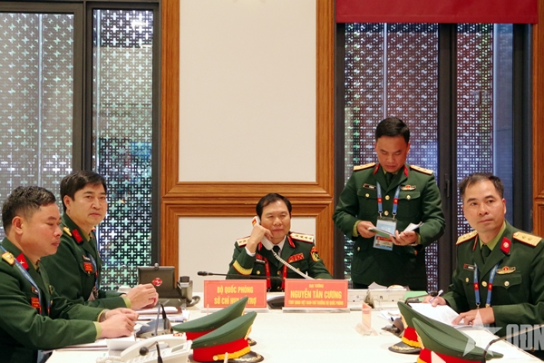 Đại tướng Nguyễn Tân Cương Duy trì nghiêm chế độ trực, bảo đảm an toàn Đại hội XIV của Đảng