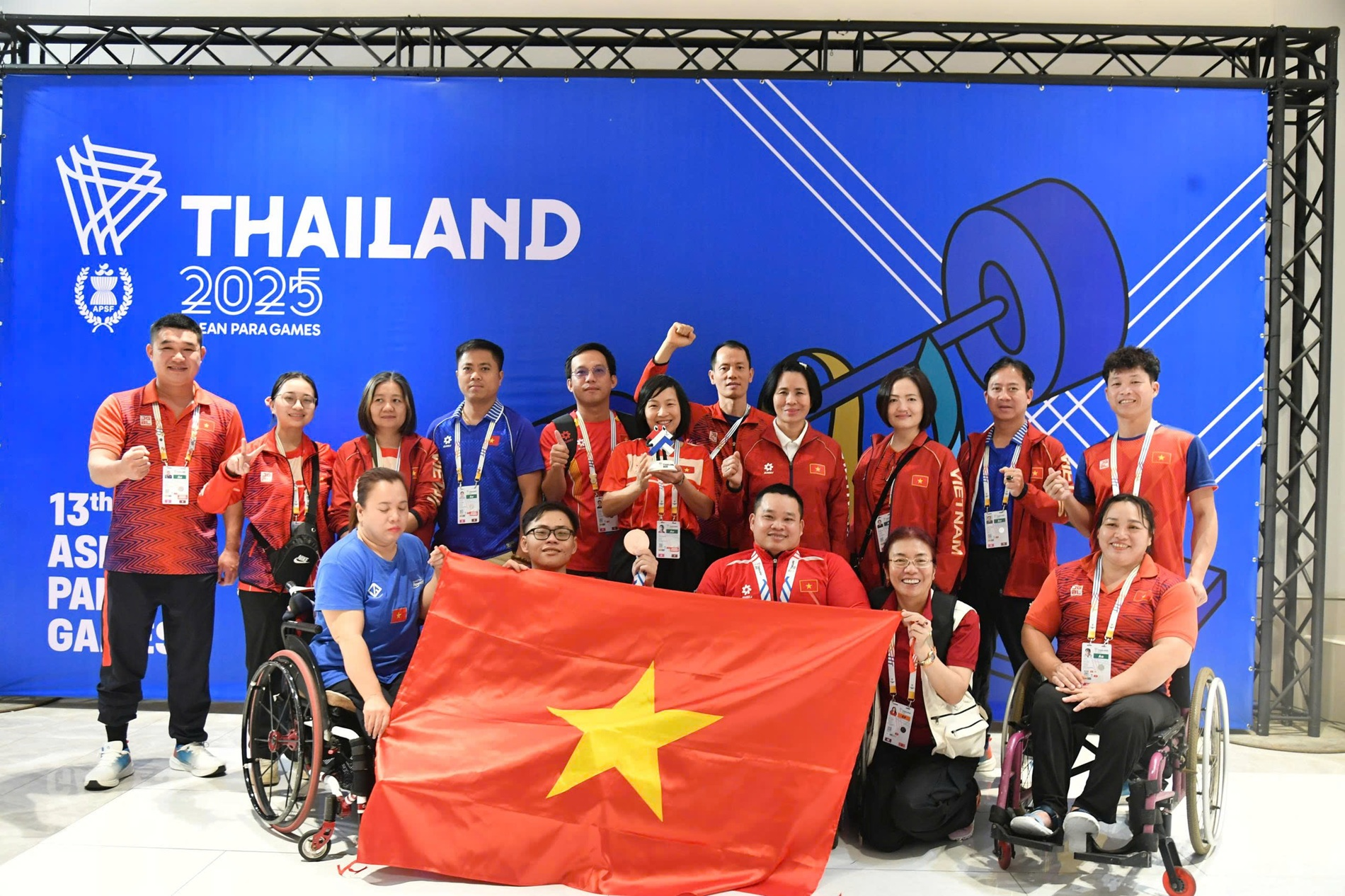 Bảng xếp hạng huy chương ASEAN Para Games 13 hôm nay (22-1)

