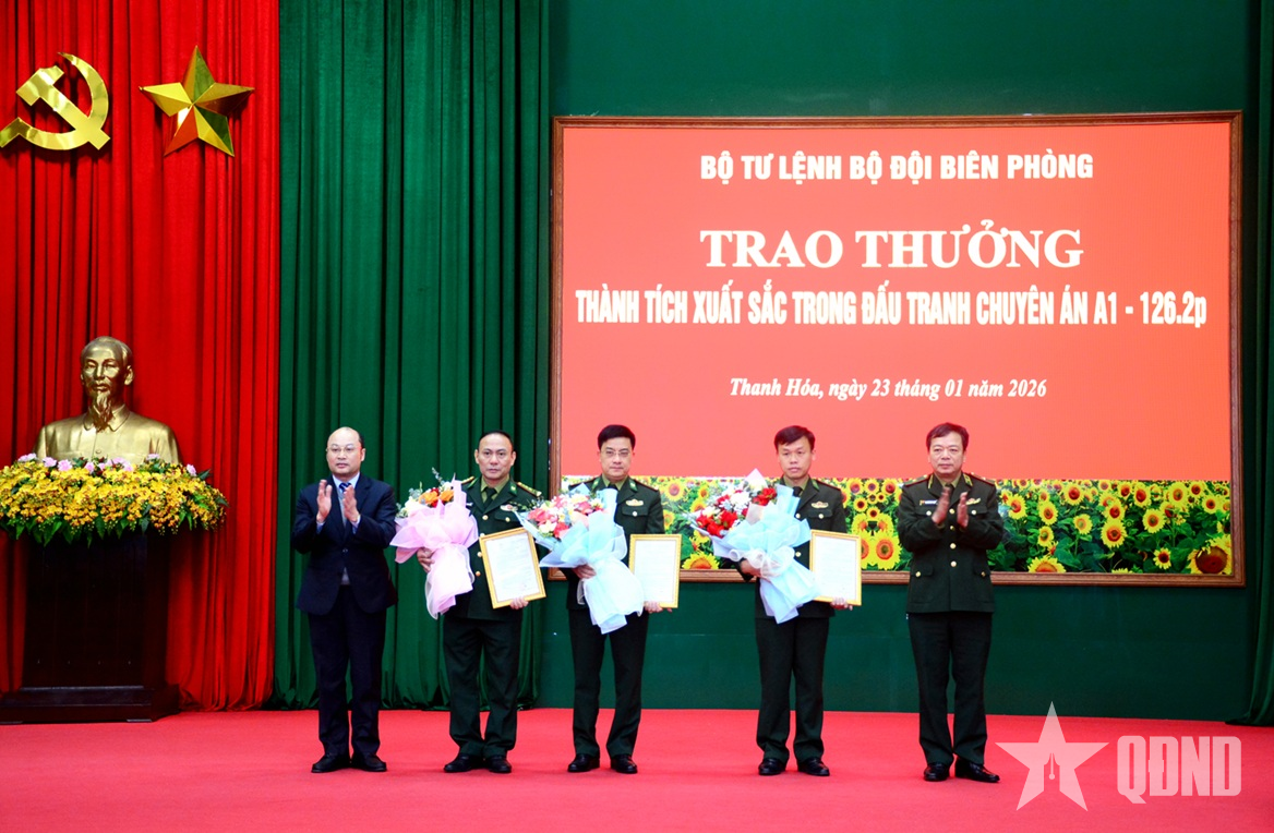Thanh Hóa: Khen thưởng lực lượng đấu tranh thành công Chuyên án A1-126.2p