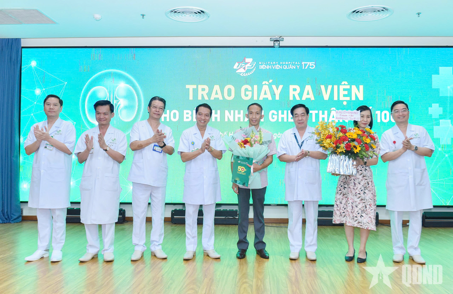 Bệnh viện Quân y 175 cán mốc 100 bệnh nhân được ghép thận xuất viện