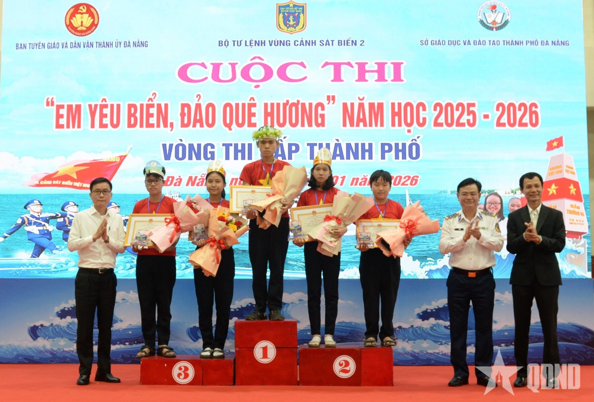 TP Đà Nẵng: 100 học sinh tiêu biểu thi “Em yêu biển, đảo quê hương”