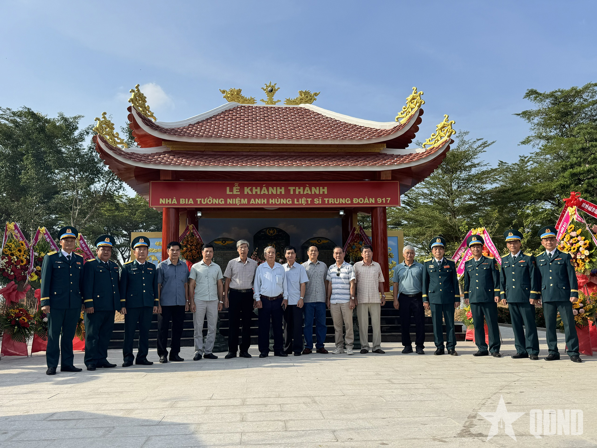 Trung đoàn Không quân 917 khánh thành Nhà bia tưởng niệm 18 Anh hùng liệt sĩ
