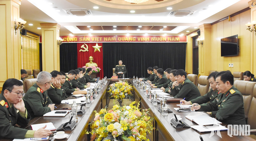 Thượng tướng Trương Thiên Tô: Làm tốt công tác chuẩn bị tổng kết và trao giải Cuộc thi “Vững bước dưới cờ Đảng”