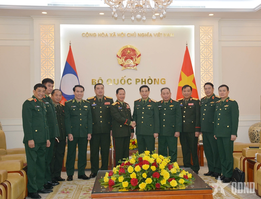 Thúc đẩy hợp tác quốc phòng Việt Nam - Lào phát triển toàn diện, sâu rộng, thực chất