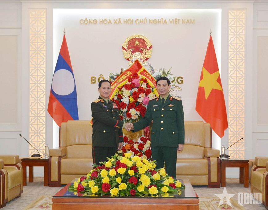 Thúc đẩy hợp tác quốc phòng Việt Nam - Lào phát triển toàn diện, sâu rộng, thực chất