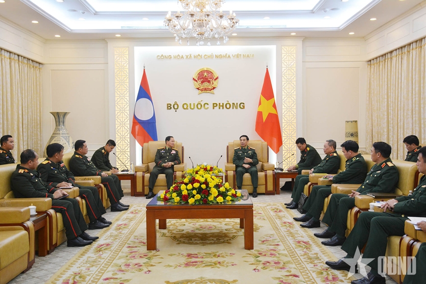Thúc đẩy hợp tác quốc phòng Việt Nam - Lào phát triển toàn diện, sâu rộng, thực chất