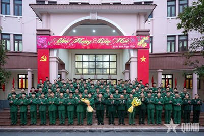 Gallery - 	Lãnh đạo Tổng cục Chính trị gặp mặt, động viên hạ sĩ quan, binh sĩ