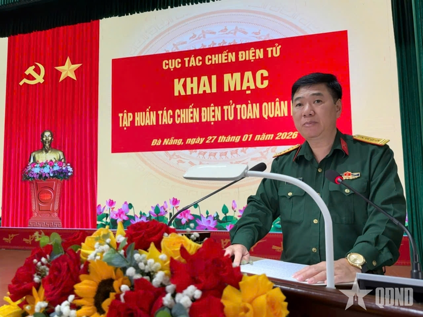 Tập huấn những nghiên cứu mới nhất về tác chiến điện tử trong xung đột vũ trang