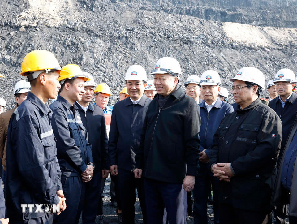 Tổng Bí thư Tô Lâm: Anh chị em công nhân mỏ phát huy tinh thần “Kỷ luật và Đồng tâm”