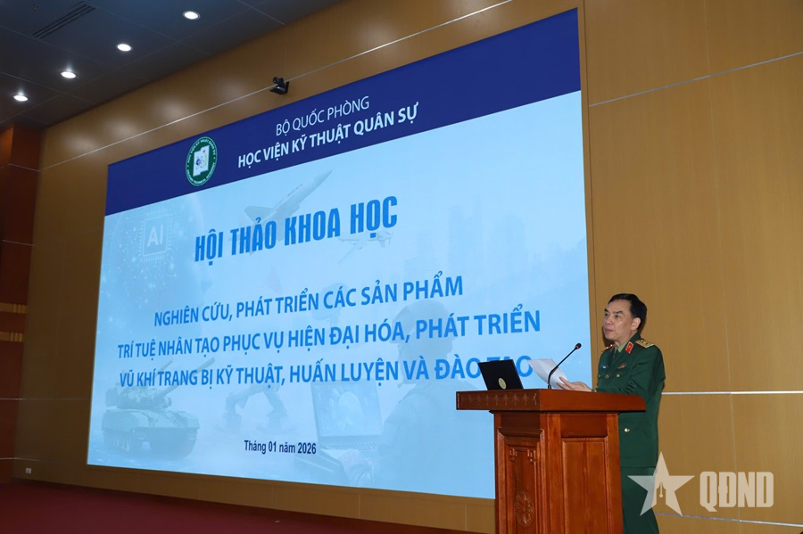 Ứng dụng trí tuệ nhân tạo hiện đại hóa vũ khí trang bị