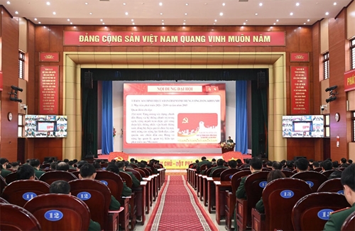 Quân khu 2 thông báo nhanh kết quả Đại hội XIV của Đảng