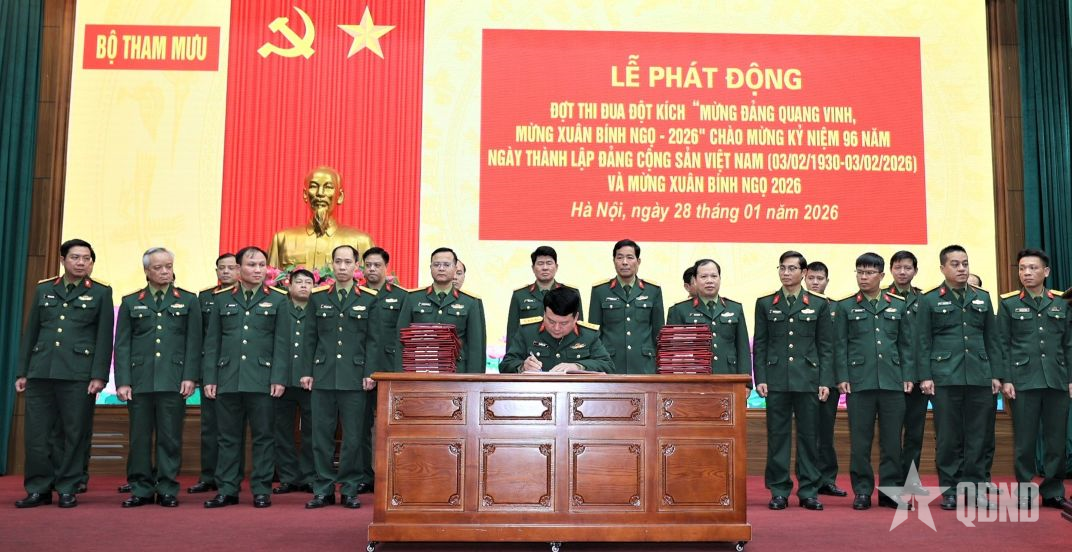 Bộ Tham mưu Tổng cục Hậu cần-Kỹ thuật phát động thi đua “Mừng Đảng quang vinh, mừng Xuân Bính Ngọ 2026”