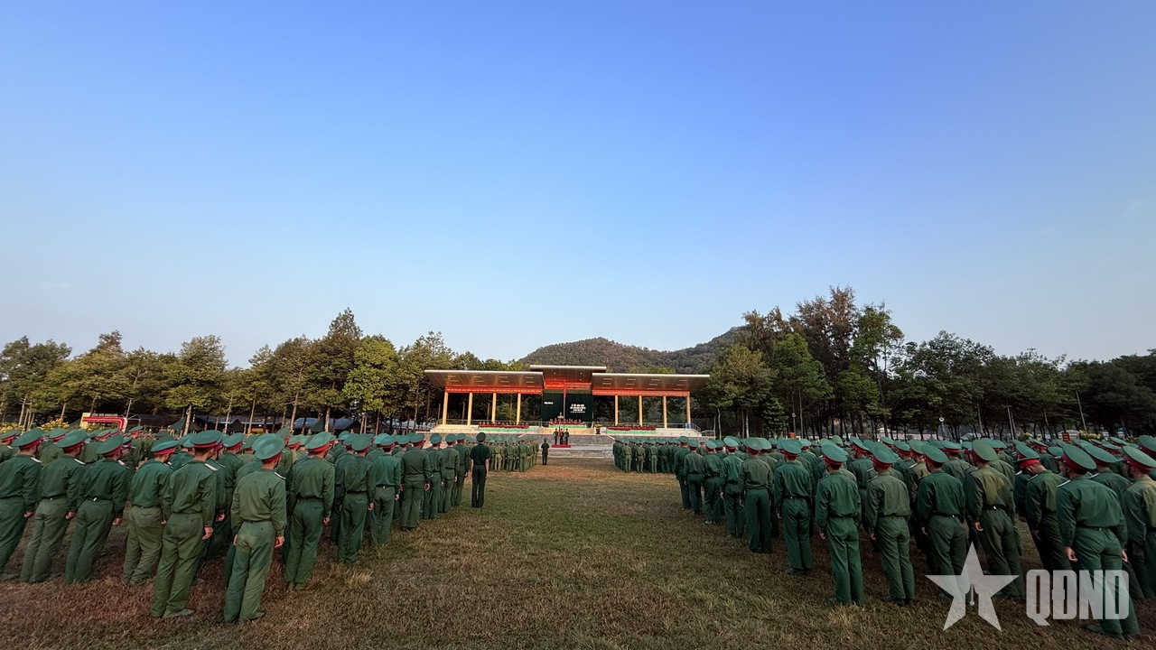 Trung đoàn 20: Tiễn quân nhân hoàn thành nghĩa vụ quân sự
