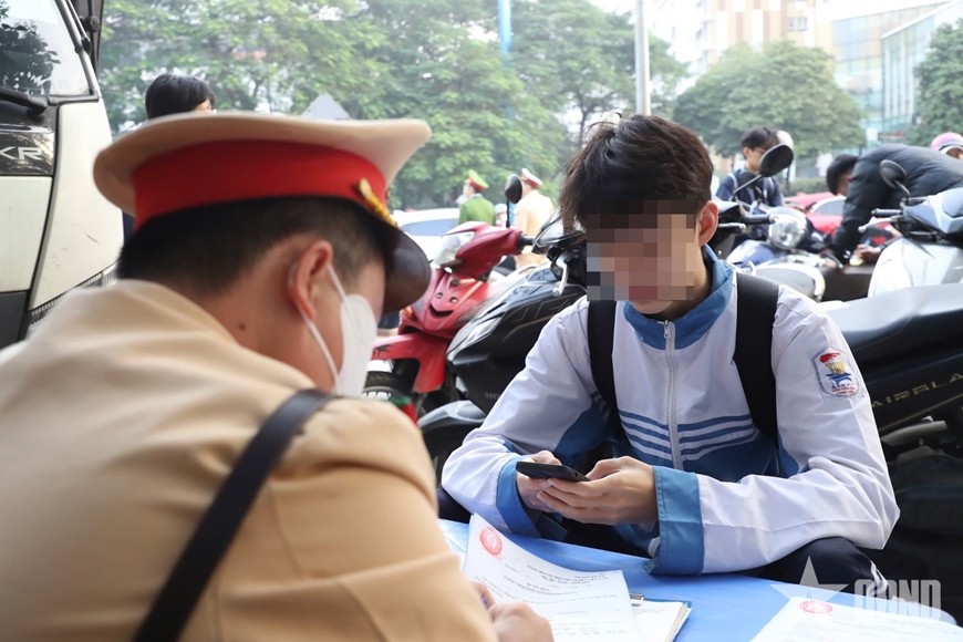 Hà Nội: Phát hiện, xử lý 1.679 học sinh vi phạm trật tự, an toàn giao thông trong tháng 1-2026