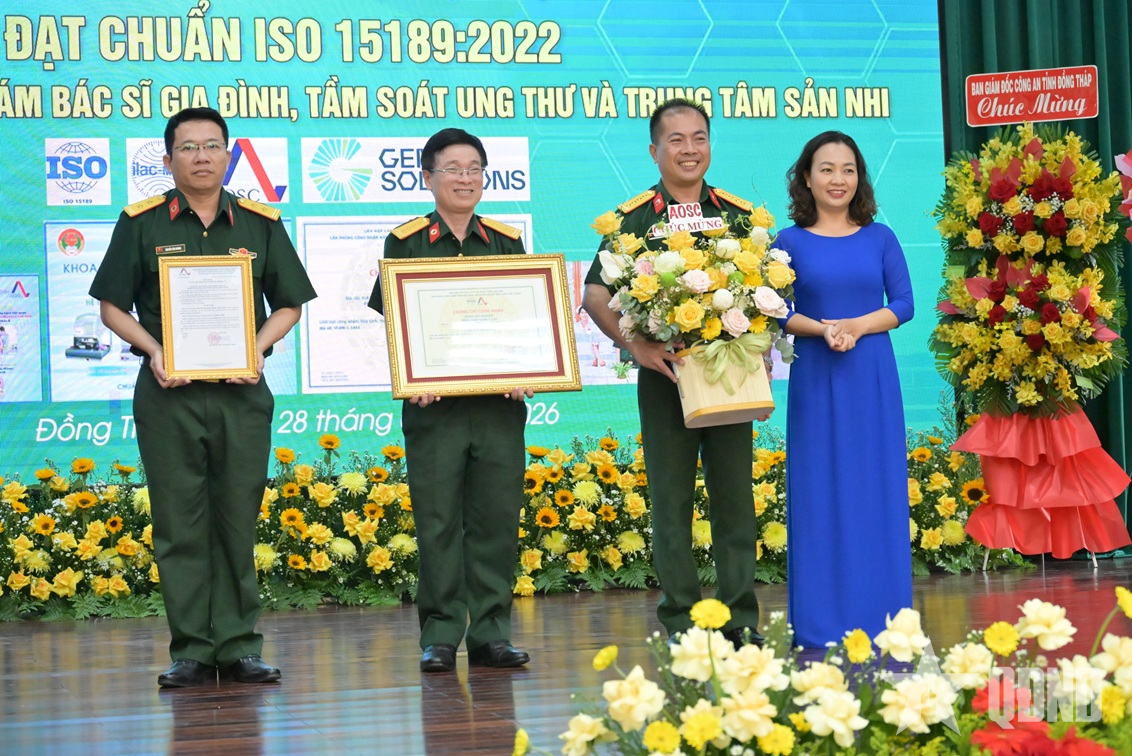 Quân khu 9: Khoa Xét nghiệm, Bệnh viện Quân y 120 đạt chuẩn ISO 15189:2022