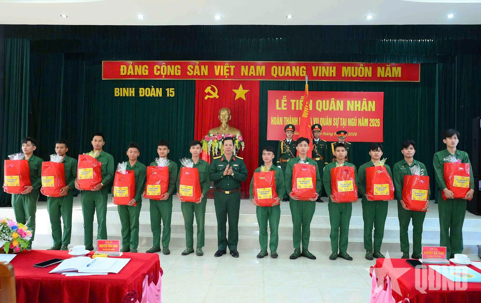 Binh đoàn 15: Nhiều quân nhân xuất ngũ được biểu dương, khen thưởng