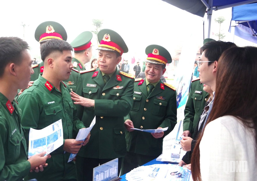 Bắc Ninh: Đón quân nhân hoàn thành nghĩa vụ quân sự trở về địa phương