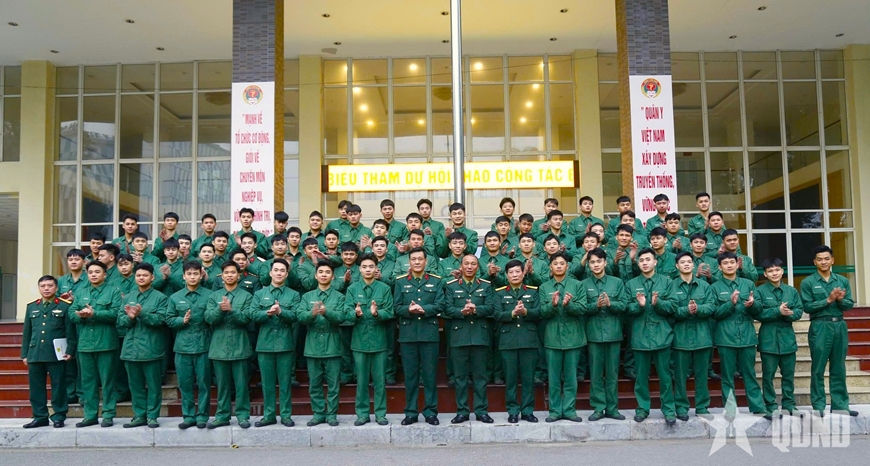 Học viện Quân y tổ chức tiễn quân nhân hoàn thành nghĩa vụ quân sự năm 2026
