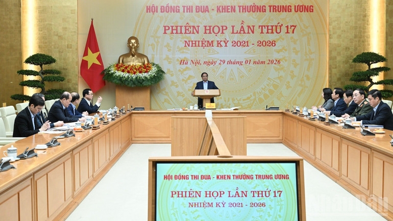 Thủ tướng Phạm Minh Chính: Các phong trào thi đua phải được toàn dân tham gia, toàn dân thụ hưởng thành quả