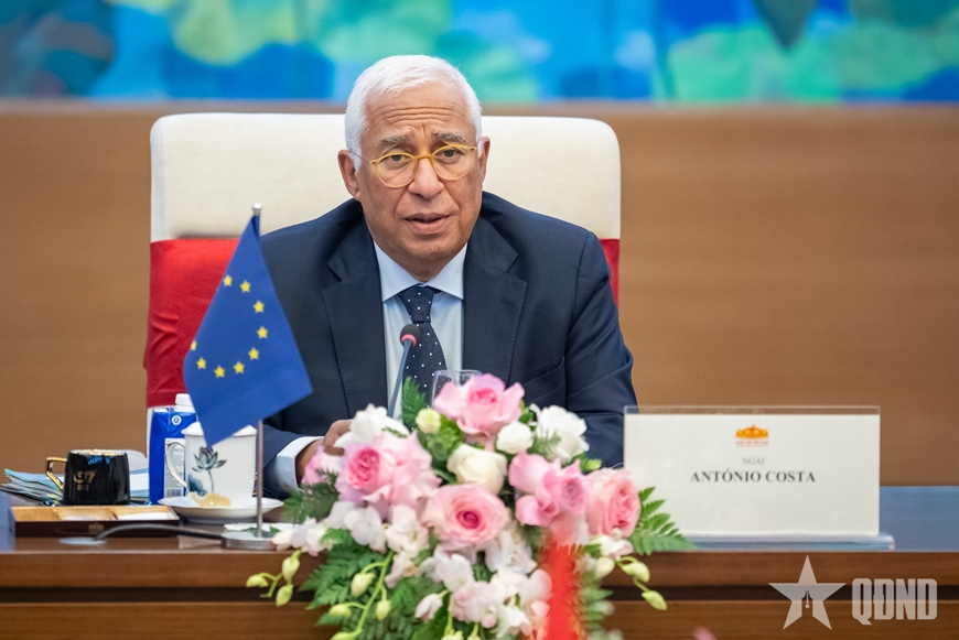 Chủ tịch Quốc hội Trần Thanh Mẫn hội kiến Chủ tịch Hội đồng châu Âu