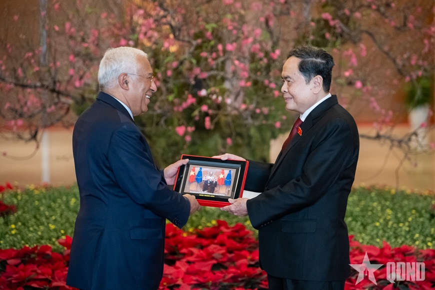 Chủ tịch Quốc hội Trần Thanh Mẫn hội kiến Chủ tịch Hội đồng châu Âu