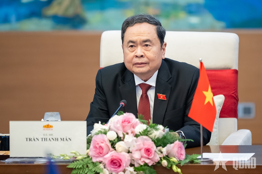 Chủ tịch Quốc hội Trần Thanh Mẫn hội kiến Chủ tịch Hội đồng châu Âu