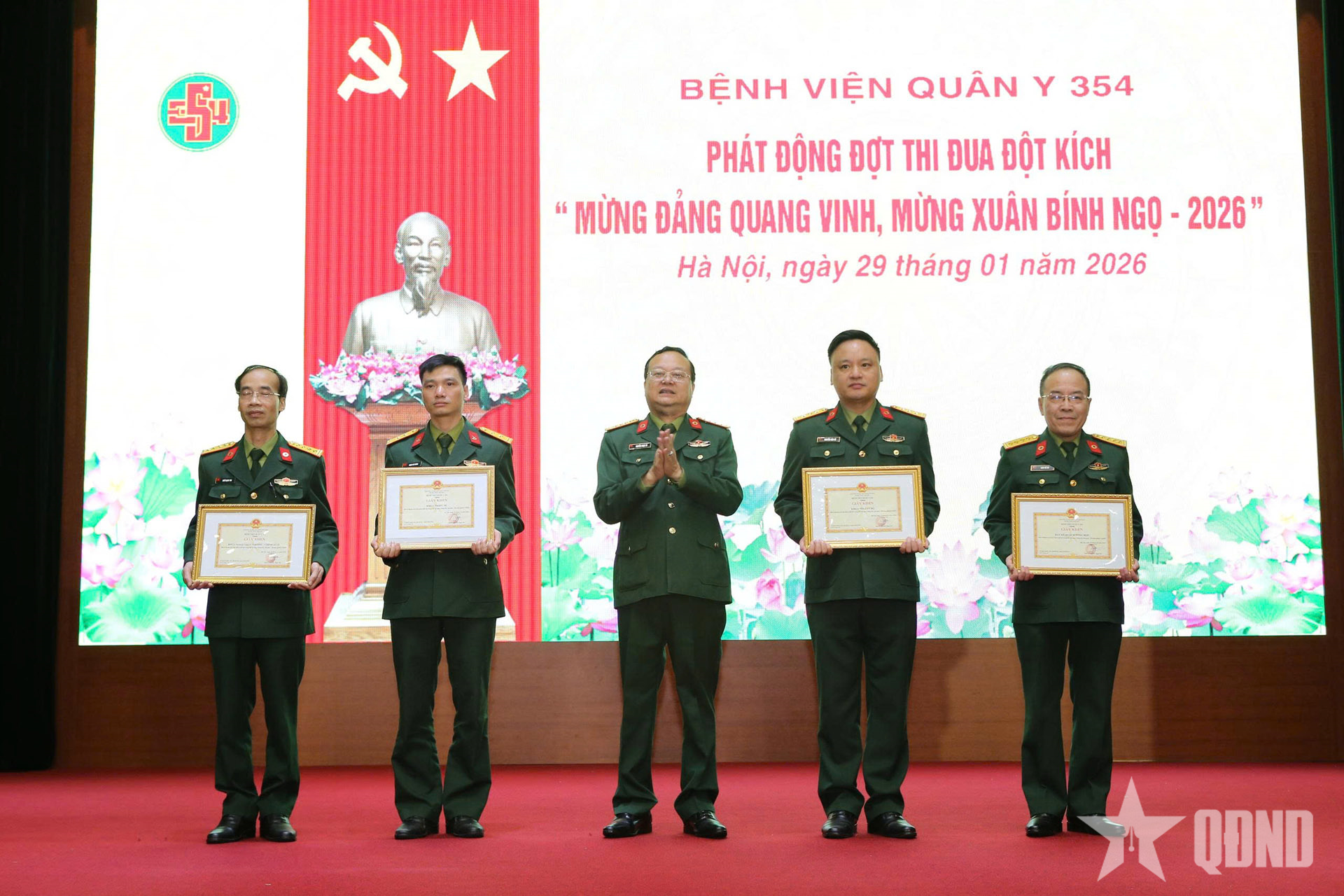 Bệnh viện Quân y 354 thi đua đột kích “Mừng Đảng quang vinh, mừng Xuân Bính Ngọ”