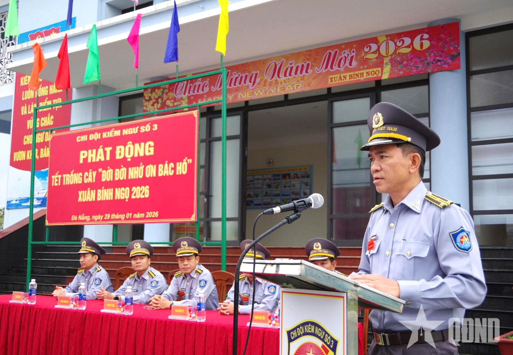 Chi đội Kiểm ngư số 3 phát động “Tết  trồng cây đời đời nhớ ơn Bác Hồ” 