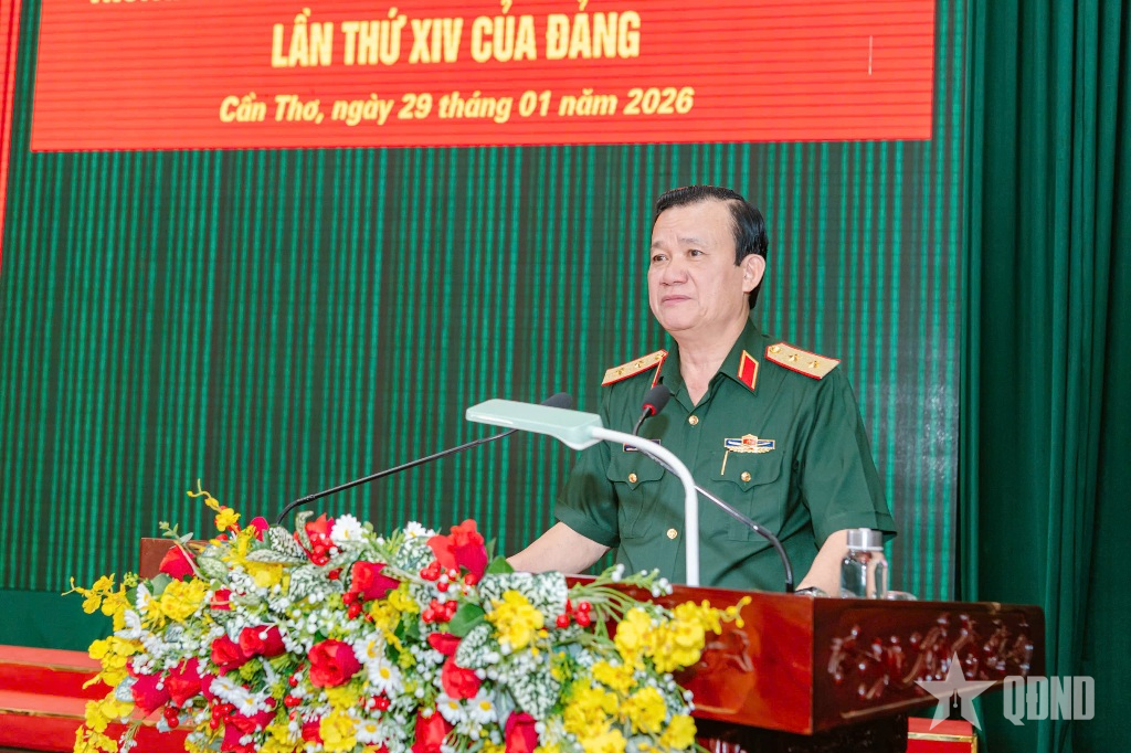 Đảng ủy Quân khu 9: Thông báo nhanh kết quả Đại hội đại biểu toàn quốc lần thứ XIV của Đảng