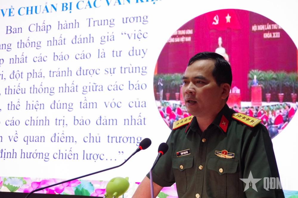 Binh đoàn 16 quán triệt kết quả Đại hội XIV của Đảng