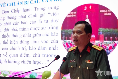 Binh đoàn 16 quán triệt kết quả Đại hội XIV của Đảng