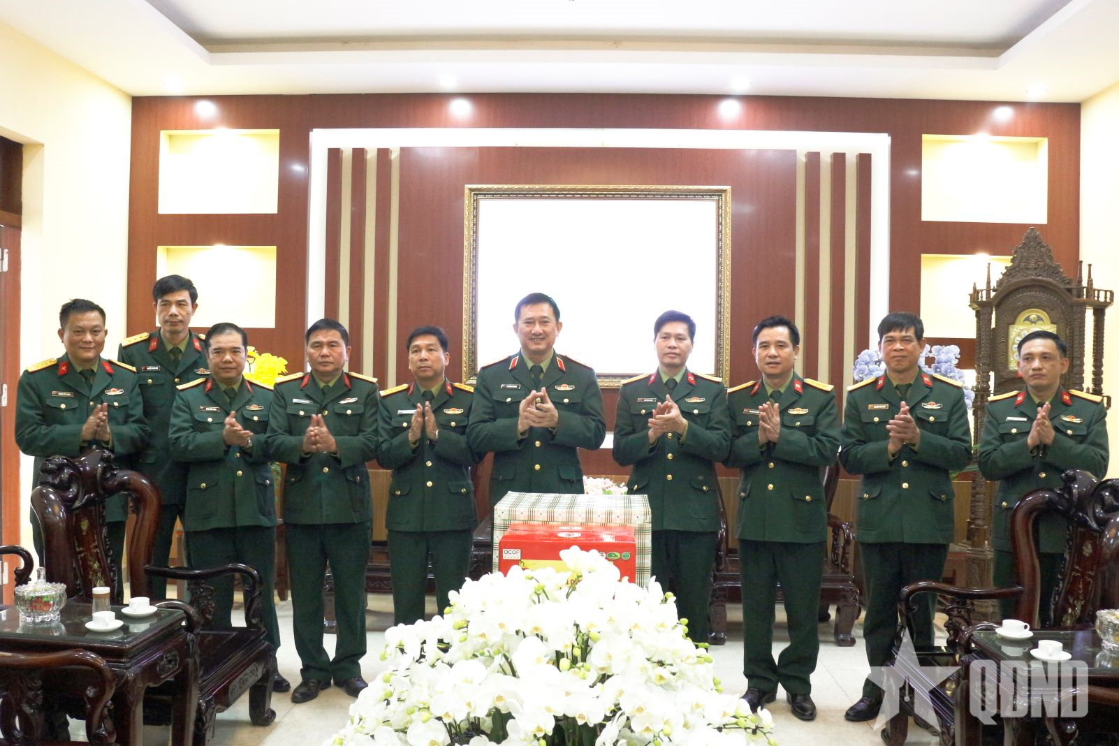 Trung tướng La Công Phương thăm, chúc Tết Lữ đoàn Công binh 575

