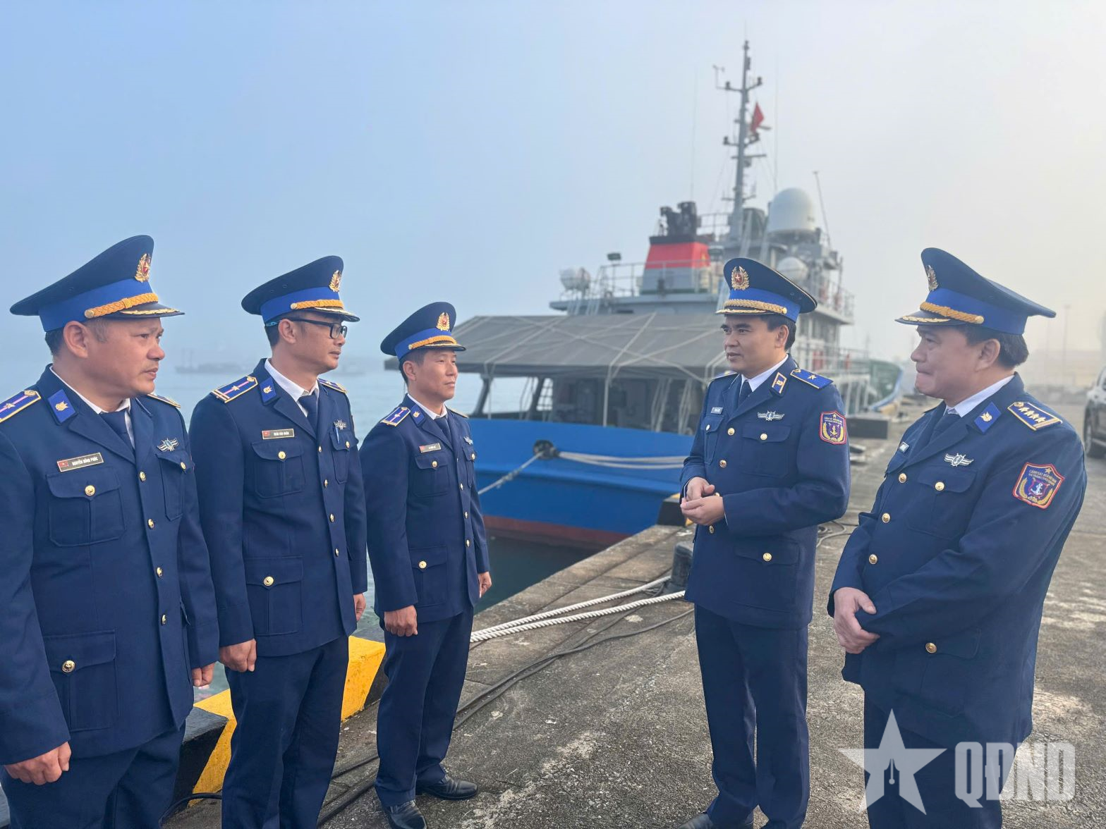 Vùng Cảnh sát biển 2 luôn cảnh giác, sẵn sàng chiến đấu trong dịp cao điểm Tết