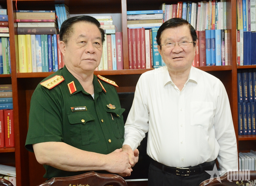 Đại tướng Nguyễn Trọng Nghĩa thăm, chúc Tết nguyên lãnh đạo Đảng, Nhà nước