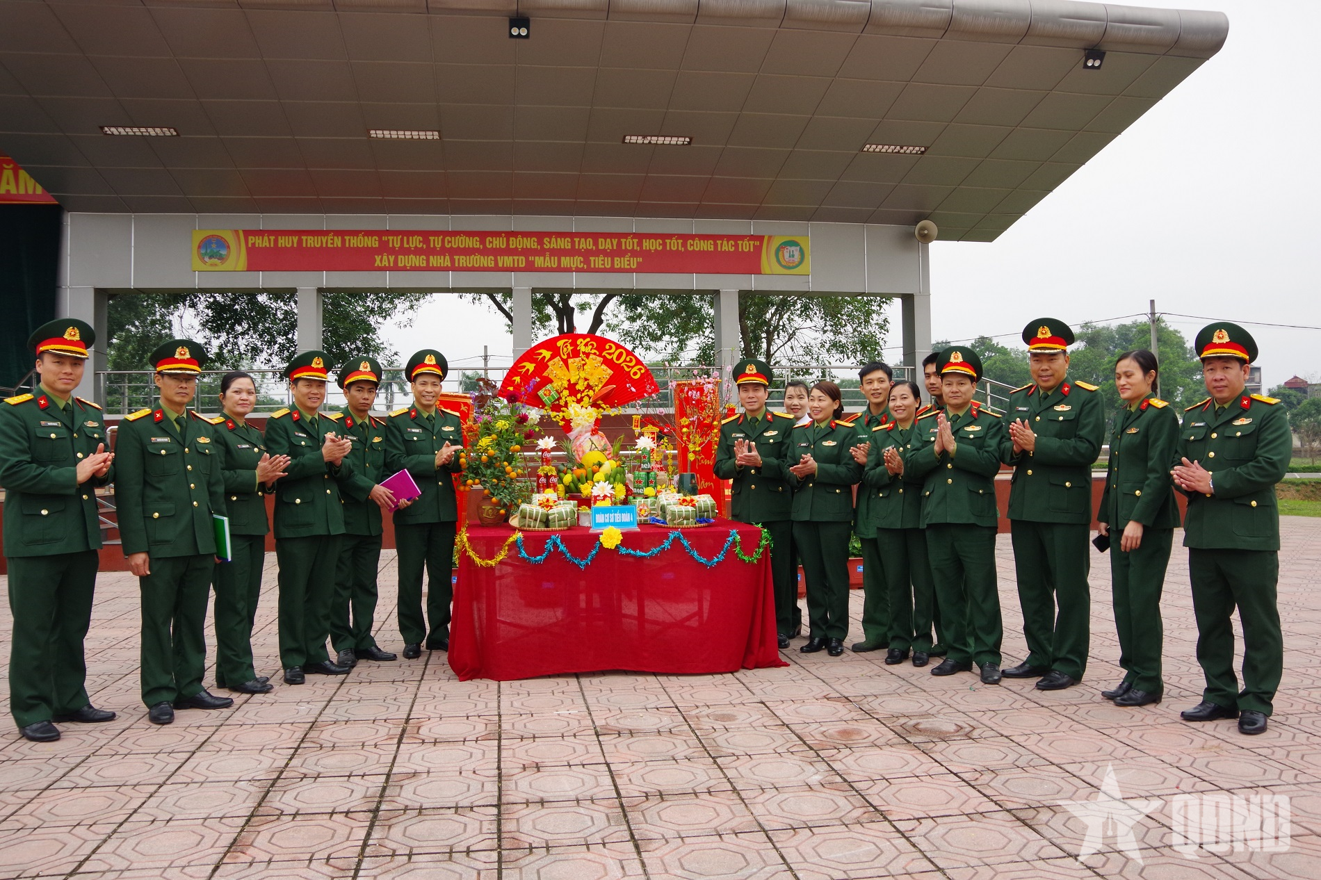 Sôi nổi ngày hội xuân ở Trường Sĩ quan Pháo binh